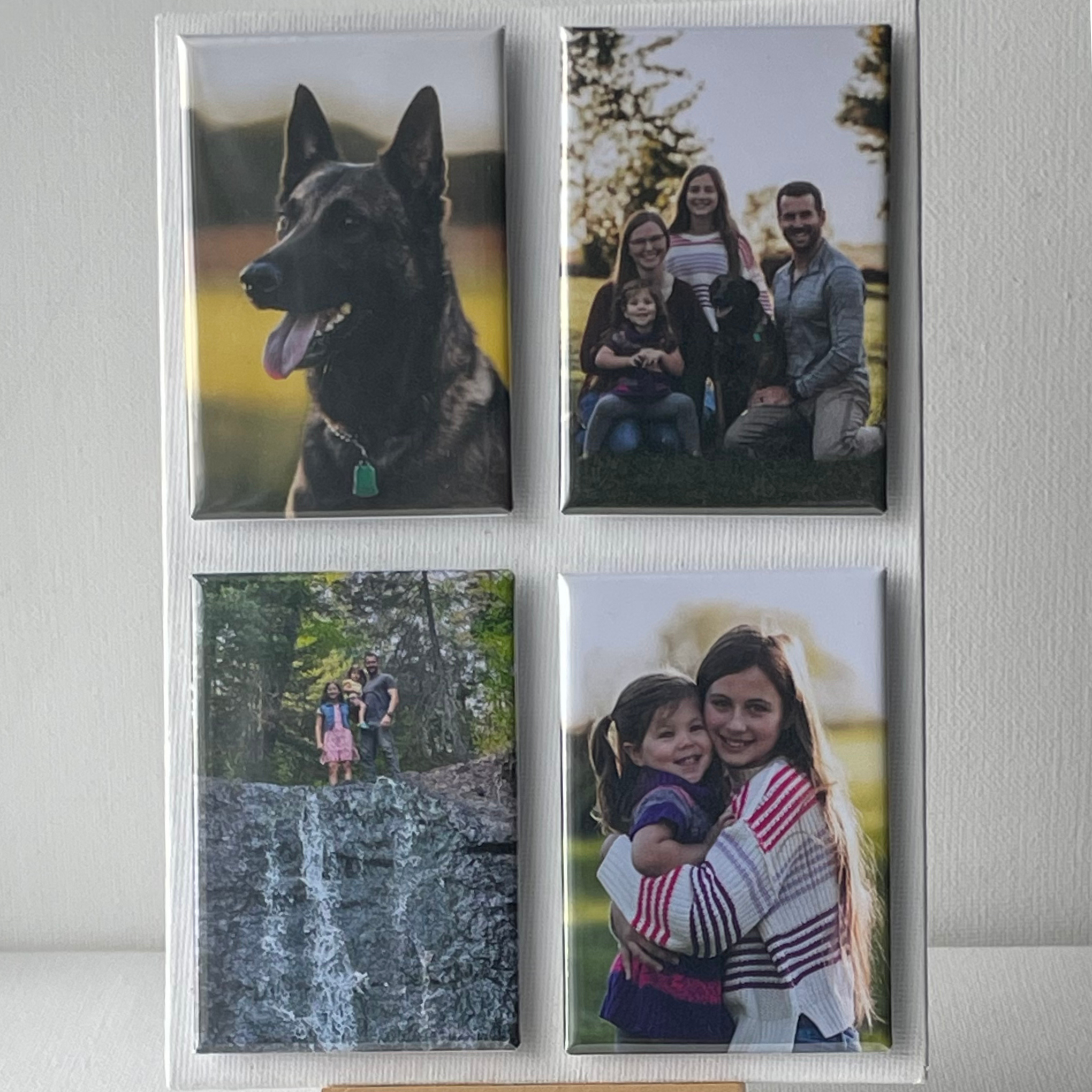 4 Custom Photo Magnets