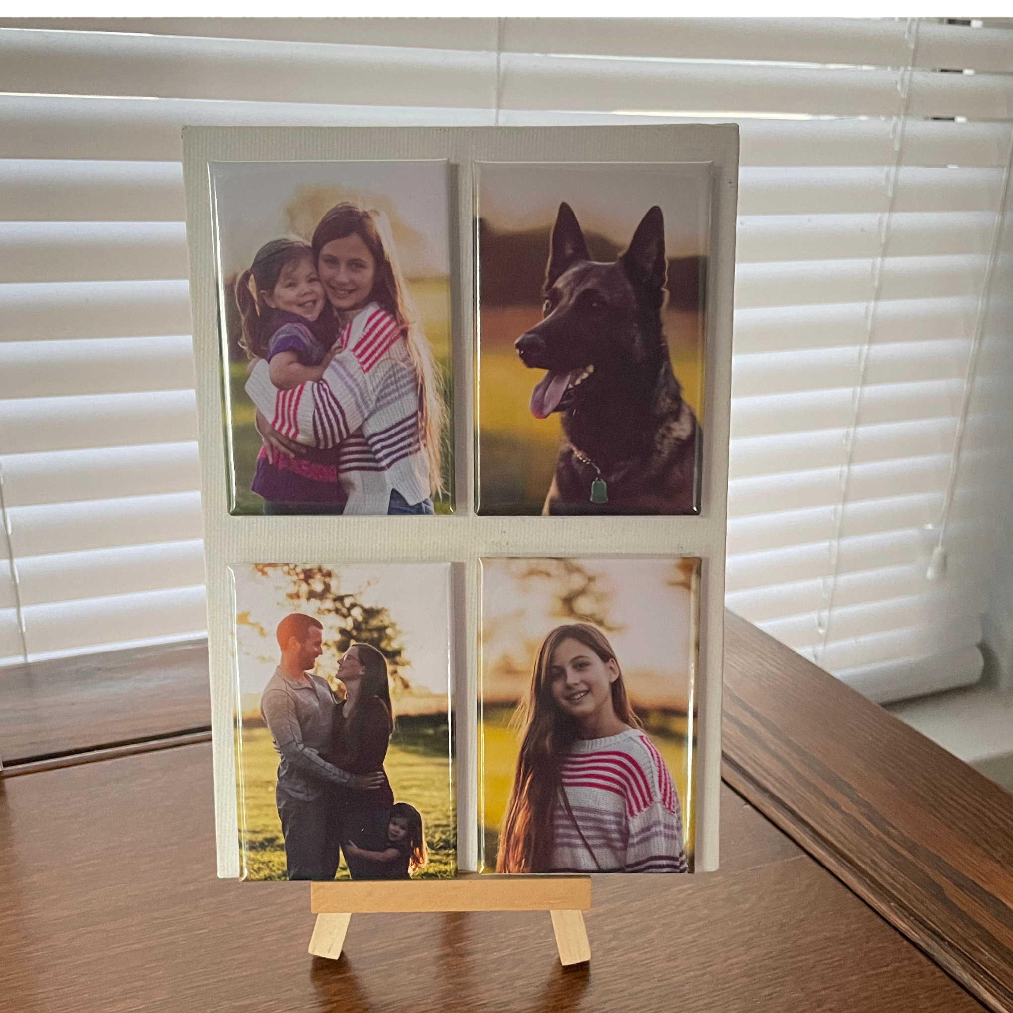 4 Custom Photo Magnets