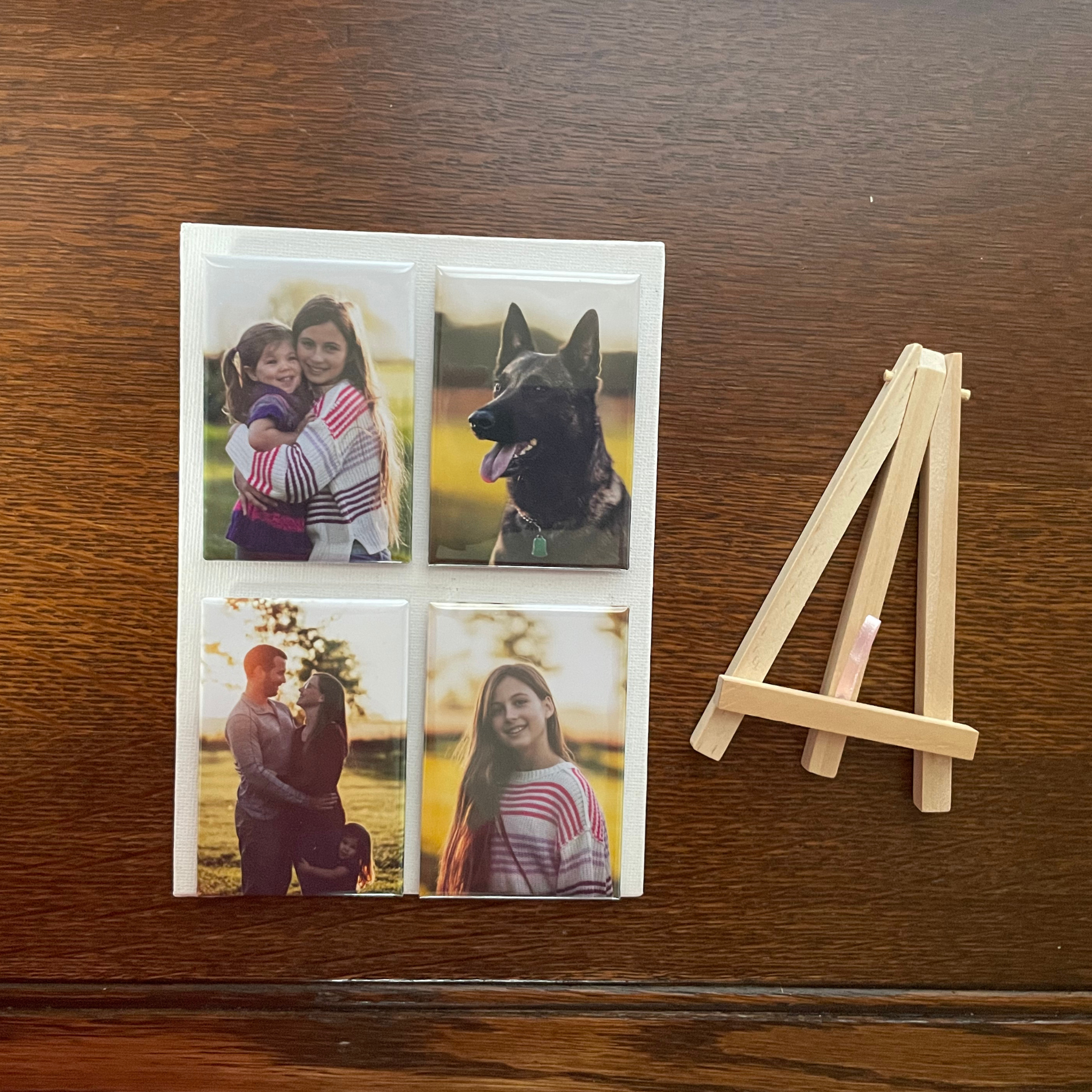 4 Custom Photo Magnets